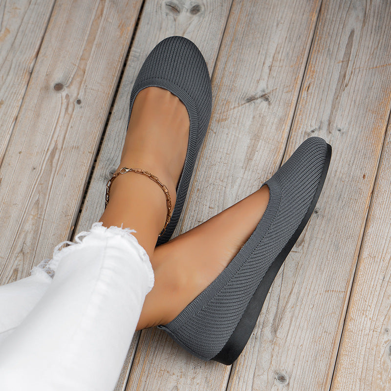 Amélie | Zapatos ortopédicos planos sin cordones con diseño cerrado