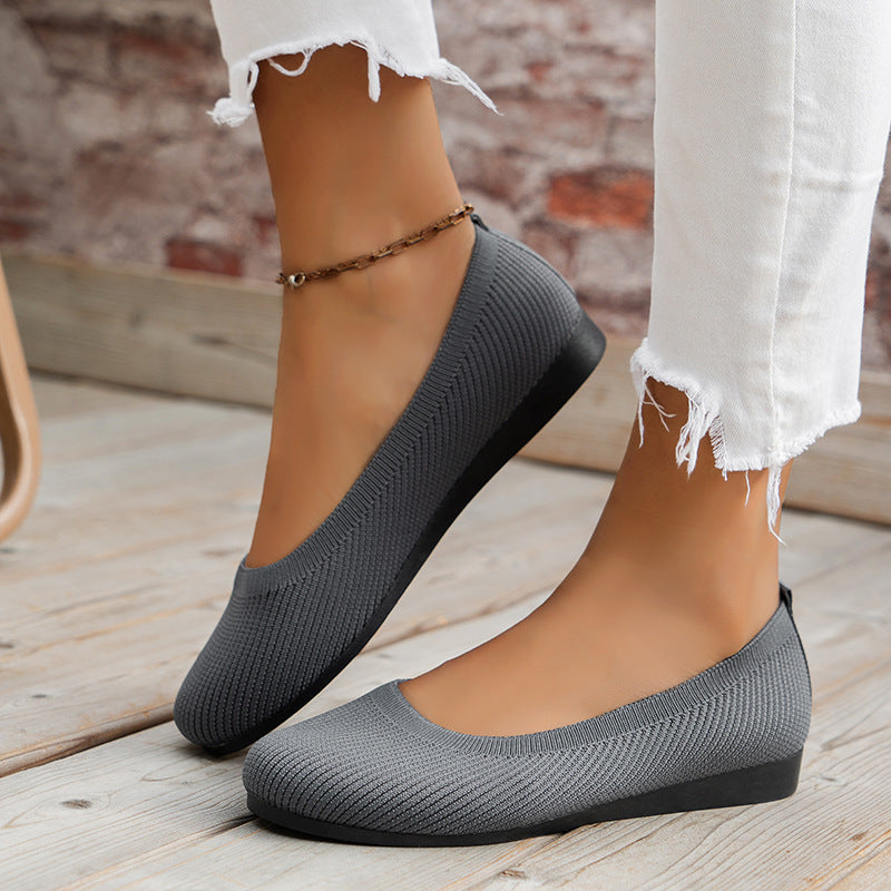 Amélie | Zapatos ortopédicos planos sin cordones con diseño cerrado