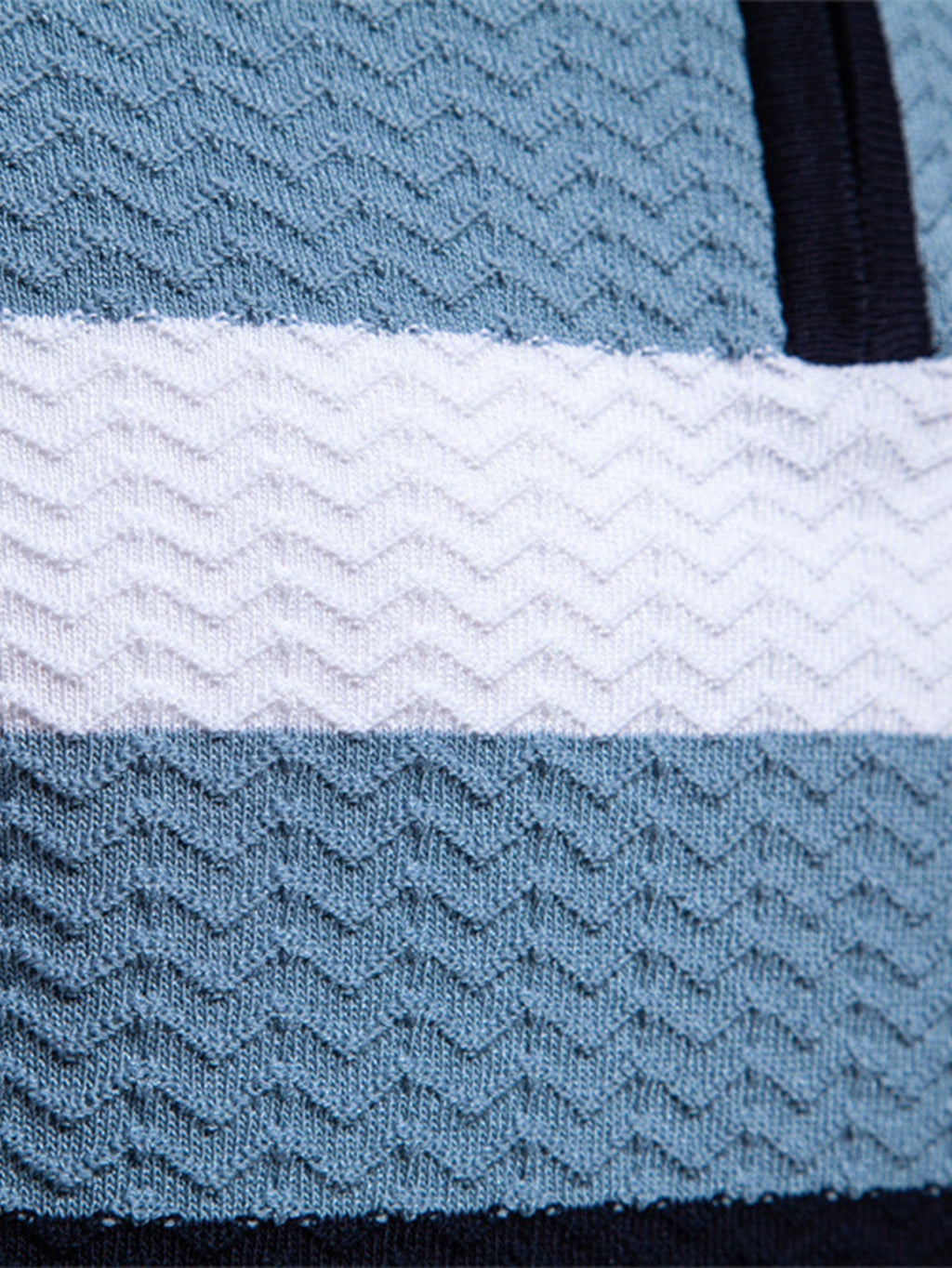 Polo Texturizado Jaguar - Estilo Zip