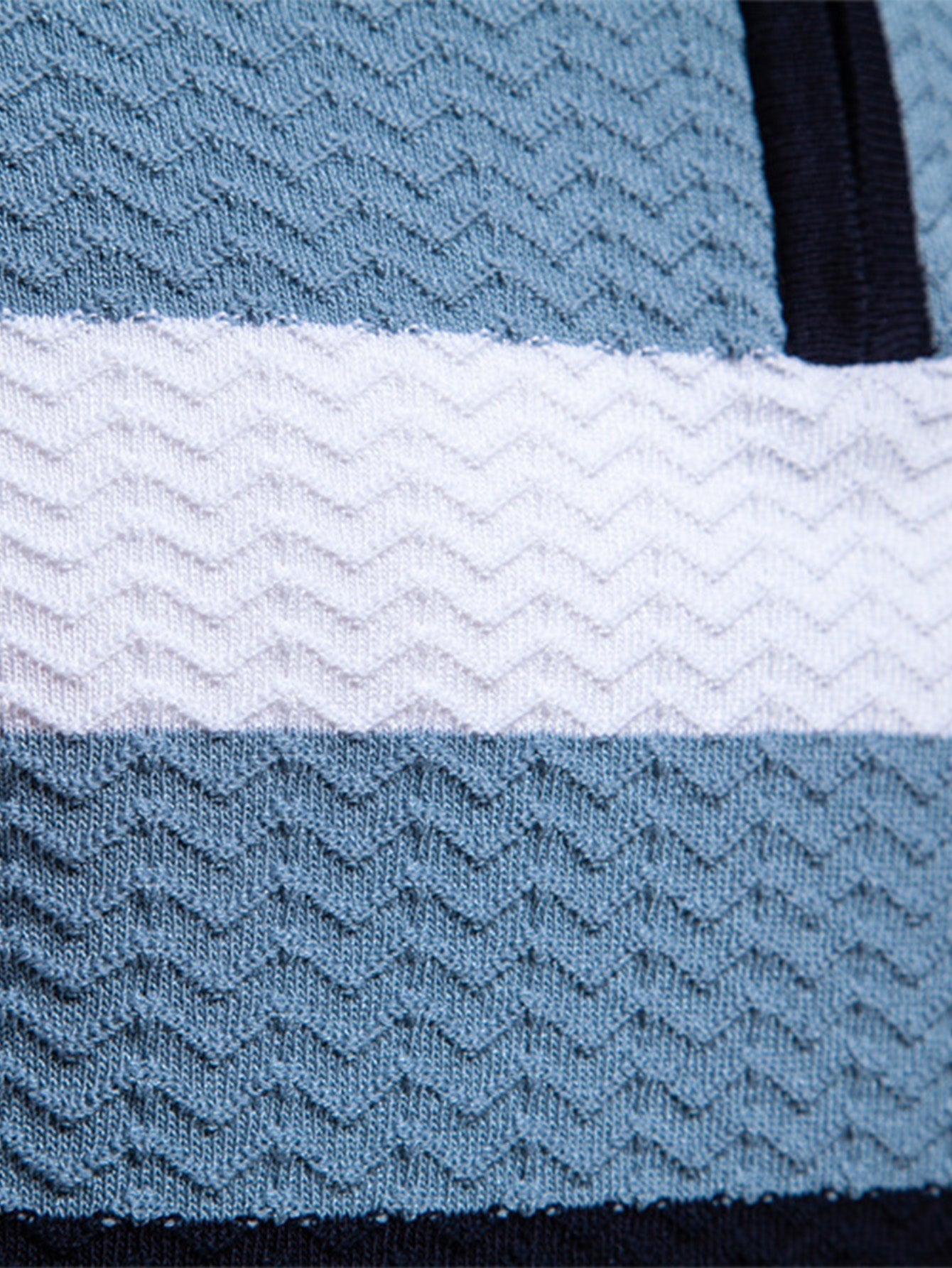 Polo Texturizado Jaguar - Estilo Zip