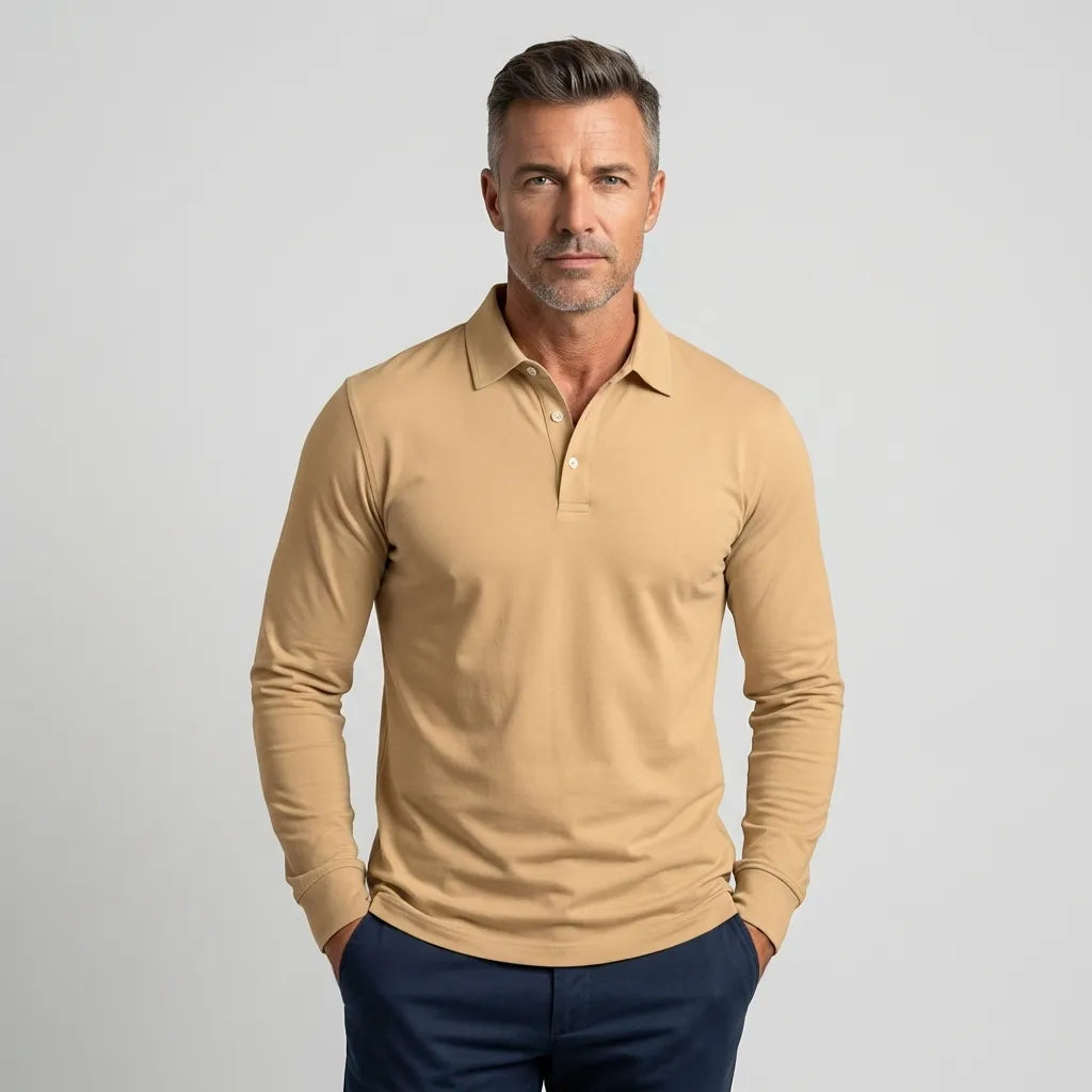 Guillermo™ | Polo Casual de Manga Larga