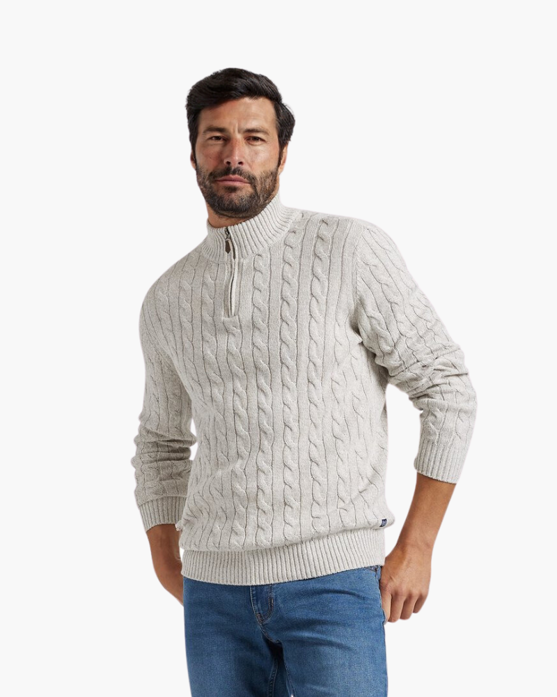 Glamm | Knit Sweater with Zipper