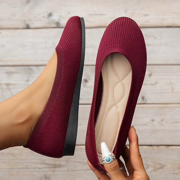 Amélie | Zapatos ortopédicos planos sin cordones con diseño cerrado