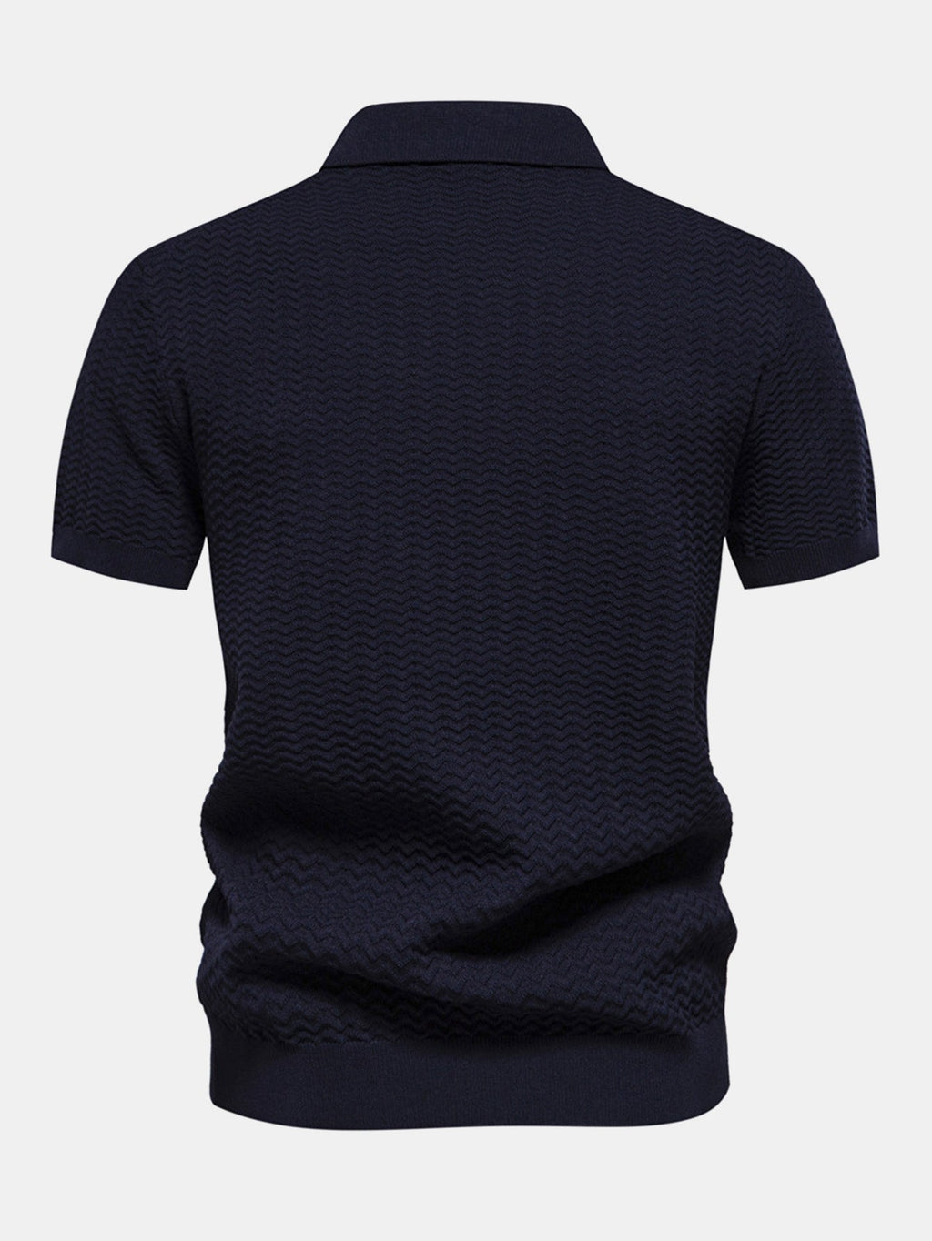 Polo Texturizado Jaguar - Estilo Zip