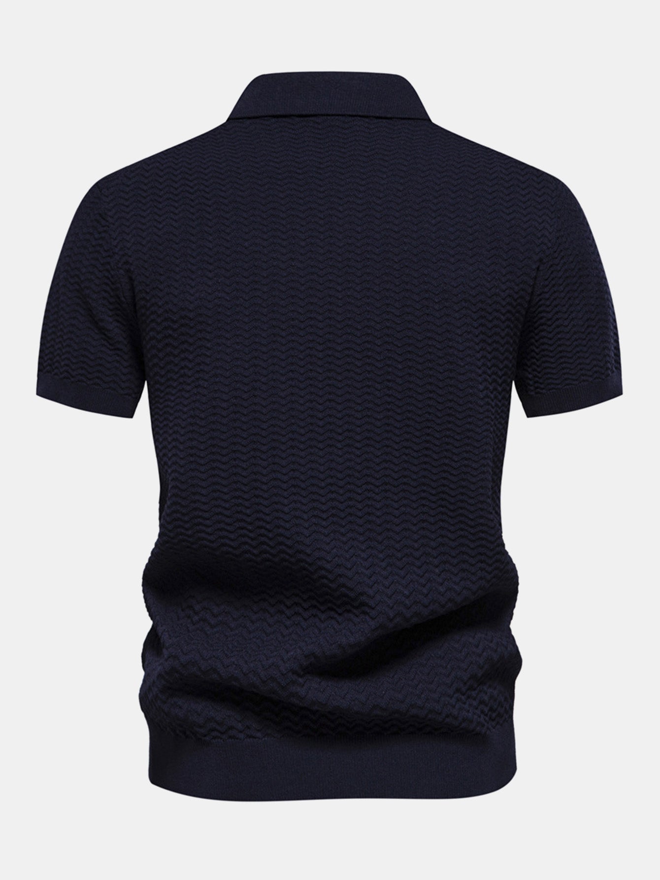Polo Texturizado Jaguar - Estilo Zip