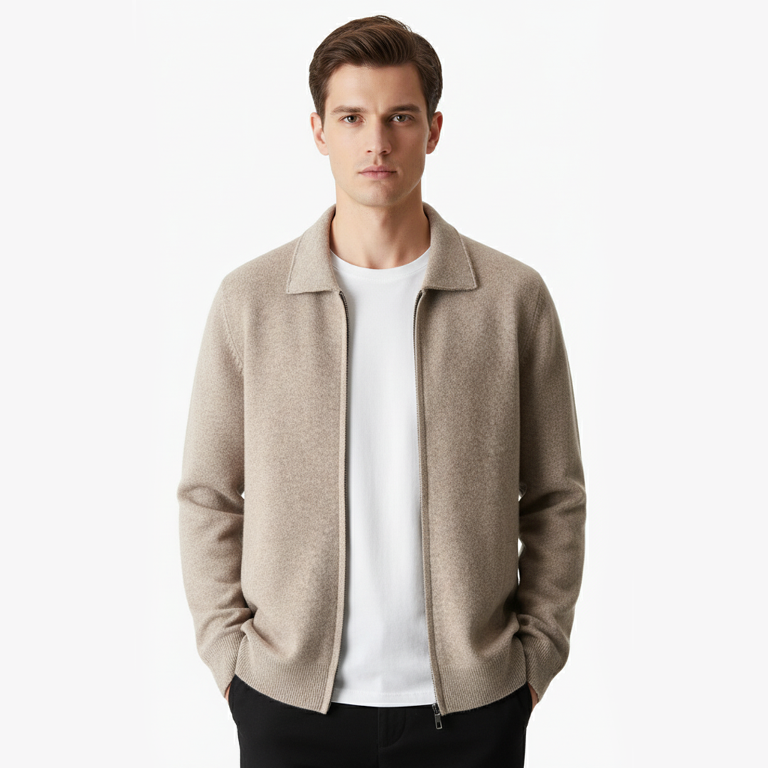 Merino Heritage Cardigan – Elegancia de Lana Pura
