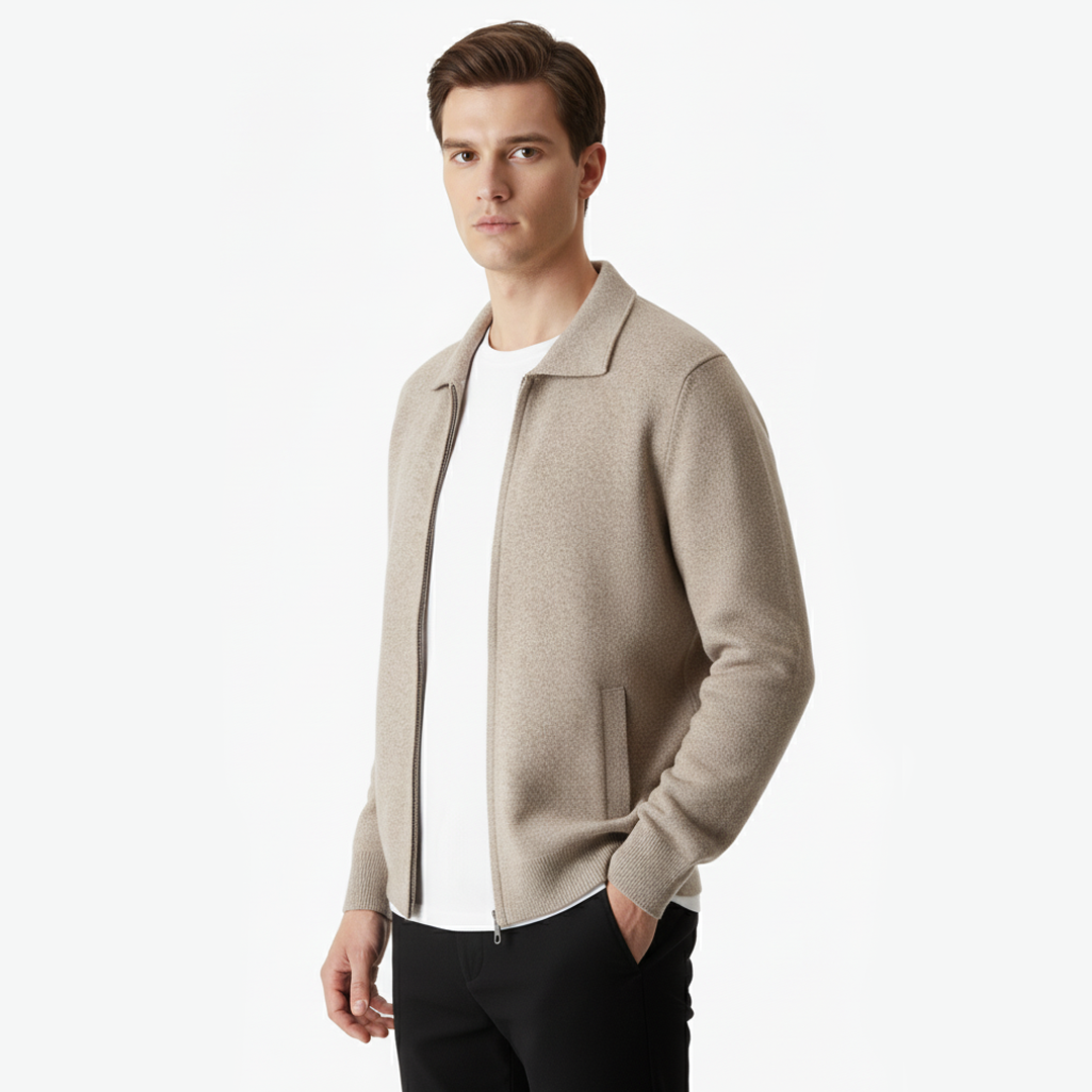 Merino Heritage Cardigan – Elegancia de Lana Pura