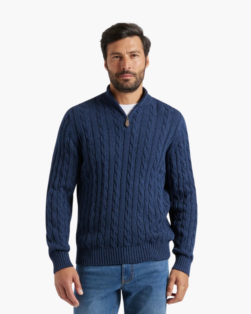 Glamm | Knit Sweater with Zipper