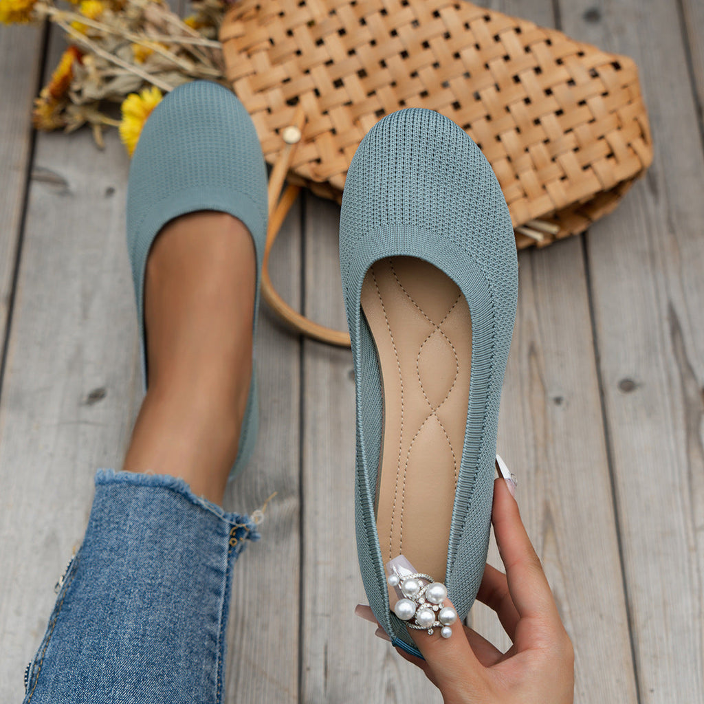 Amélie | Zapatos ortopédicos planos sin cordones con diseño cerrado