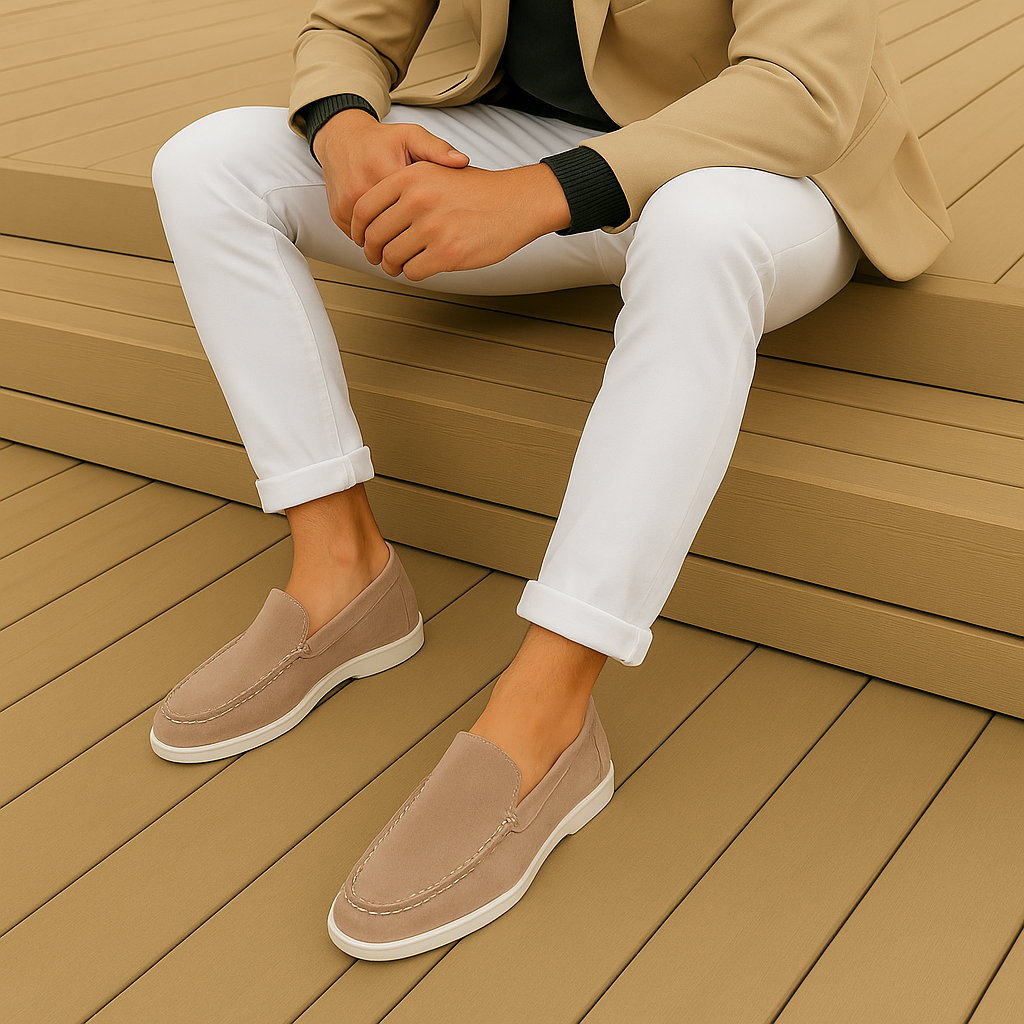 Mocasines de ante Chic