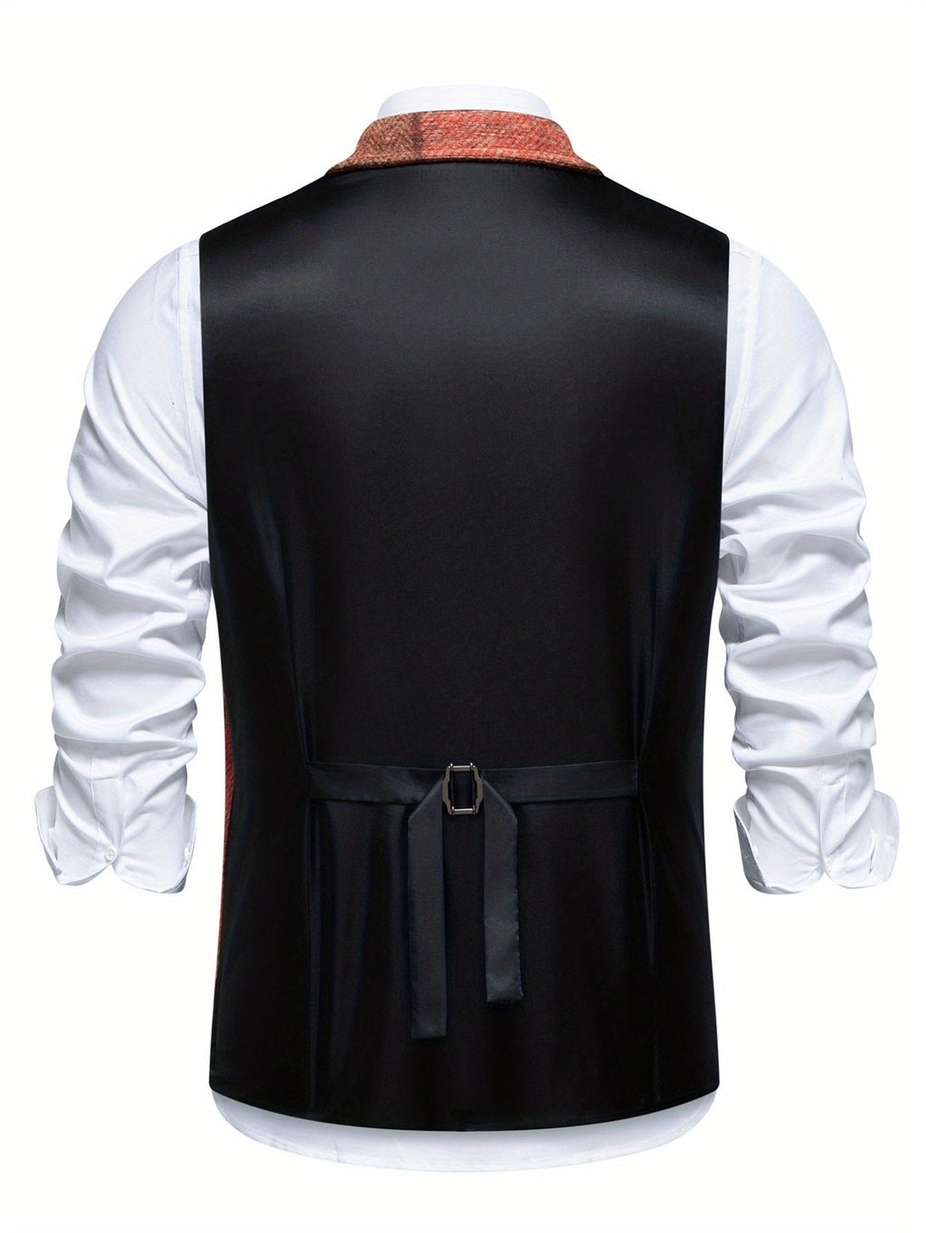 Men's elegant formal tweed vest