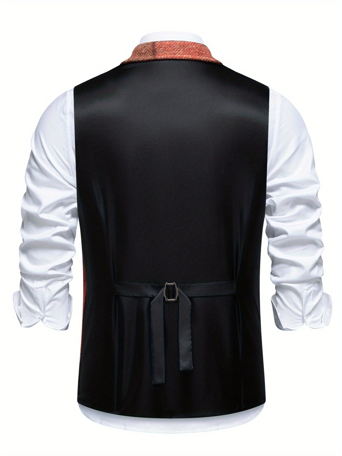 Men's elegant formal tweed vest