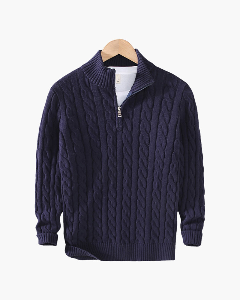 Glamm | Knit Sweater with Zipper