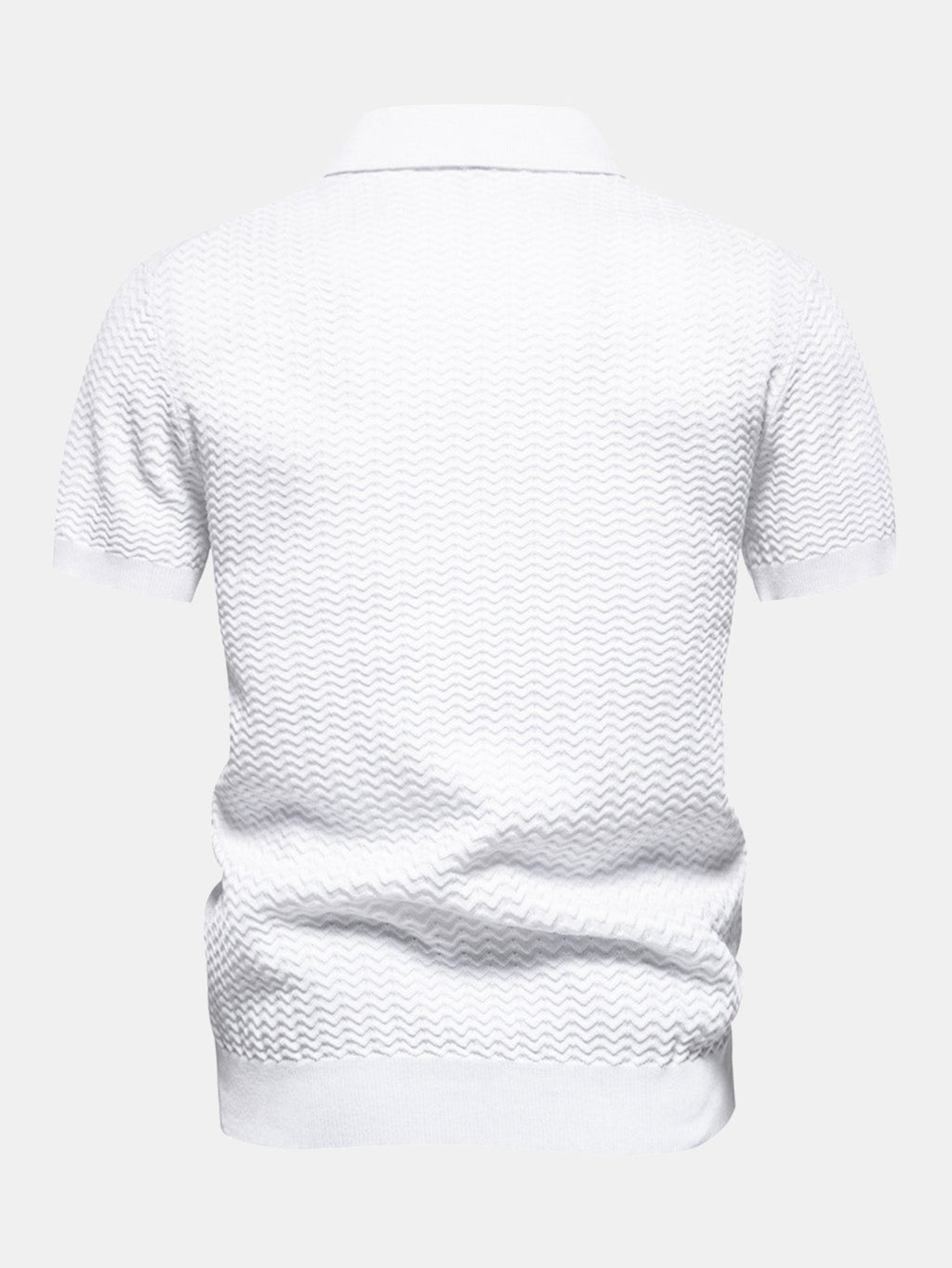 Polo Texturizado Jaguar - Estilo Zip