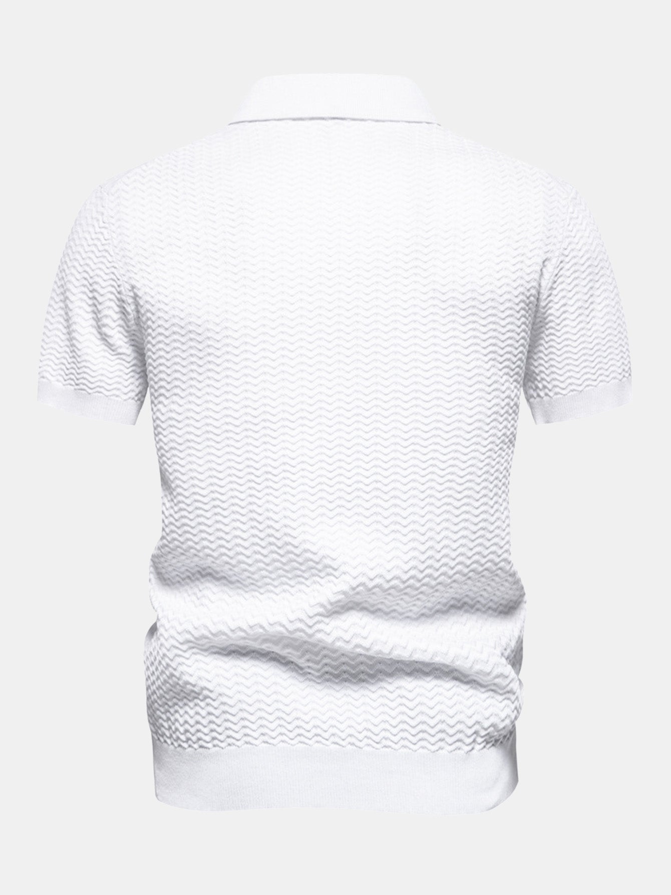 Polo Texturizado Jaguar - Estilo Zip