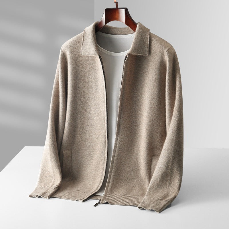 Merino Heritage Cardigan – Elegancia de Lana Pura