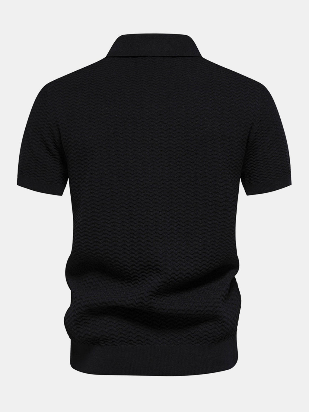 Polo Texturizado Jaguar - Estilo Zip