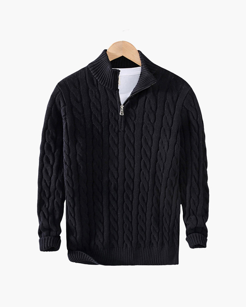 Glamm | Knit Sweater with Zipper