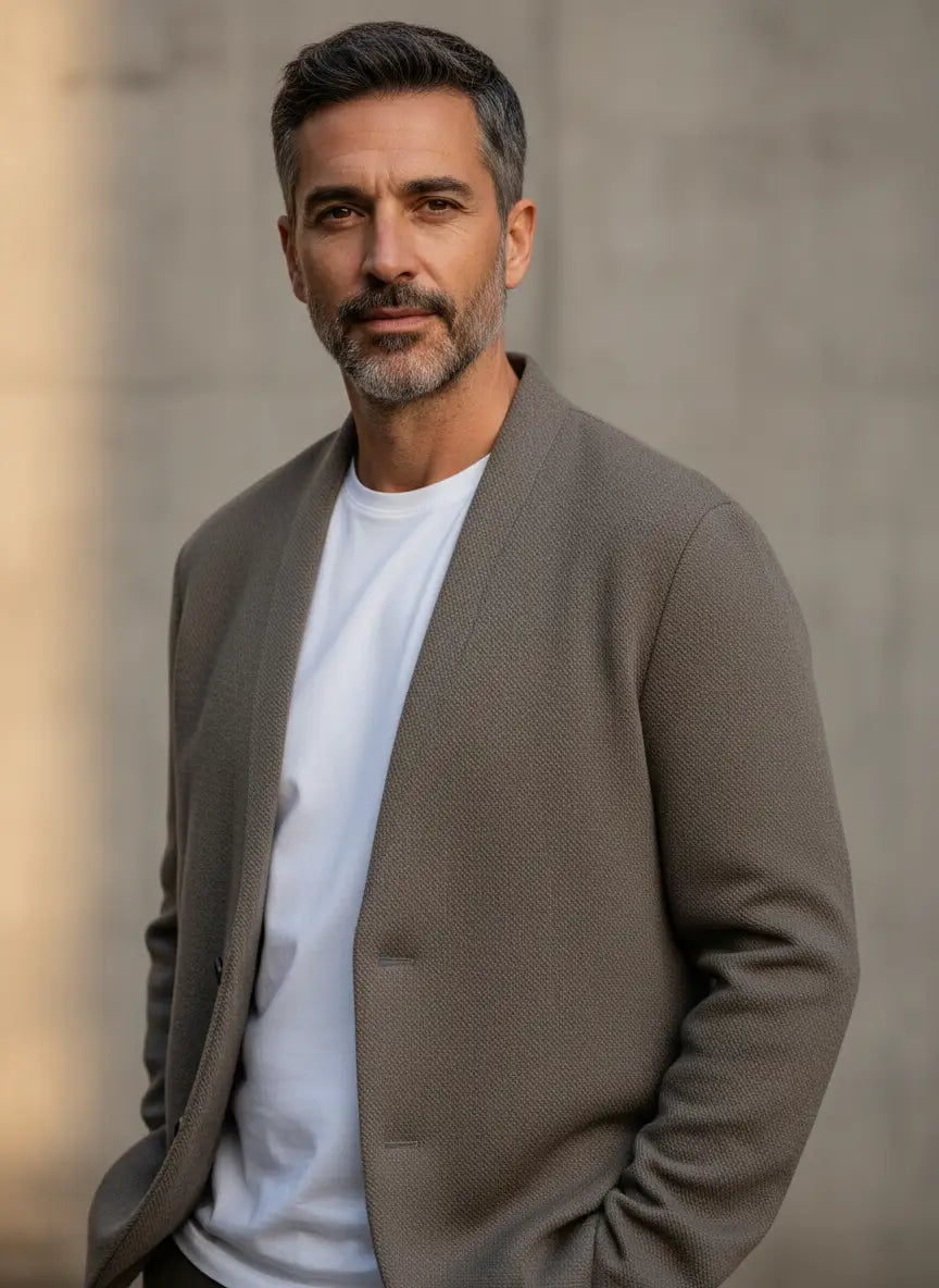 COTTON CASUAL AUTUMN BLAZER FOR MEN