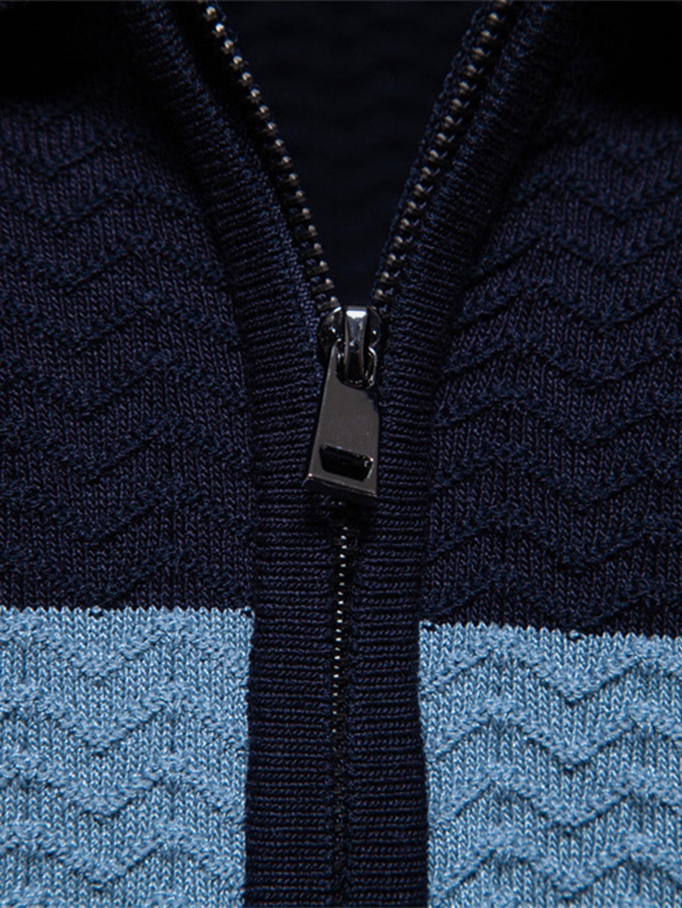 Polo Texturizado Jaguar - Estilo Zip