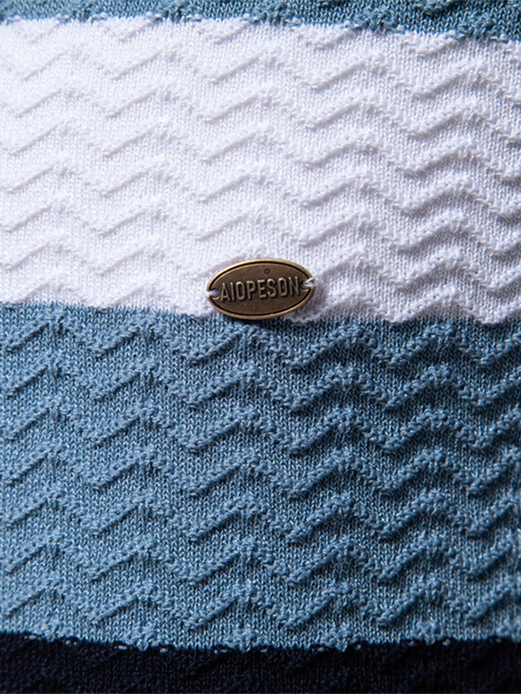 Polo Texturizado Jaguar - Estilo Zip