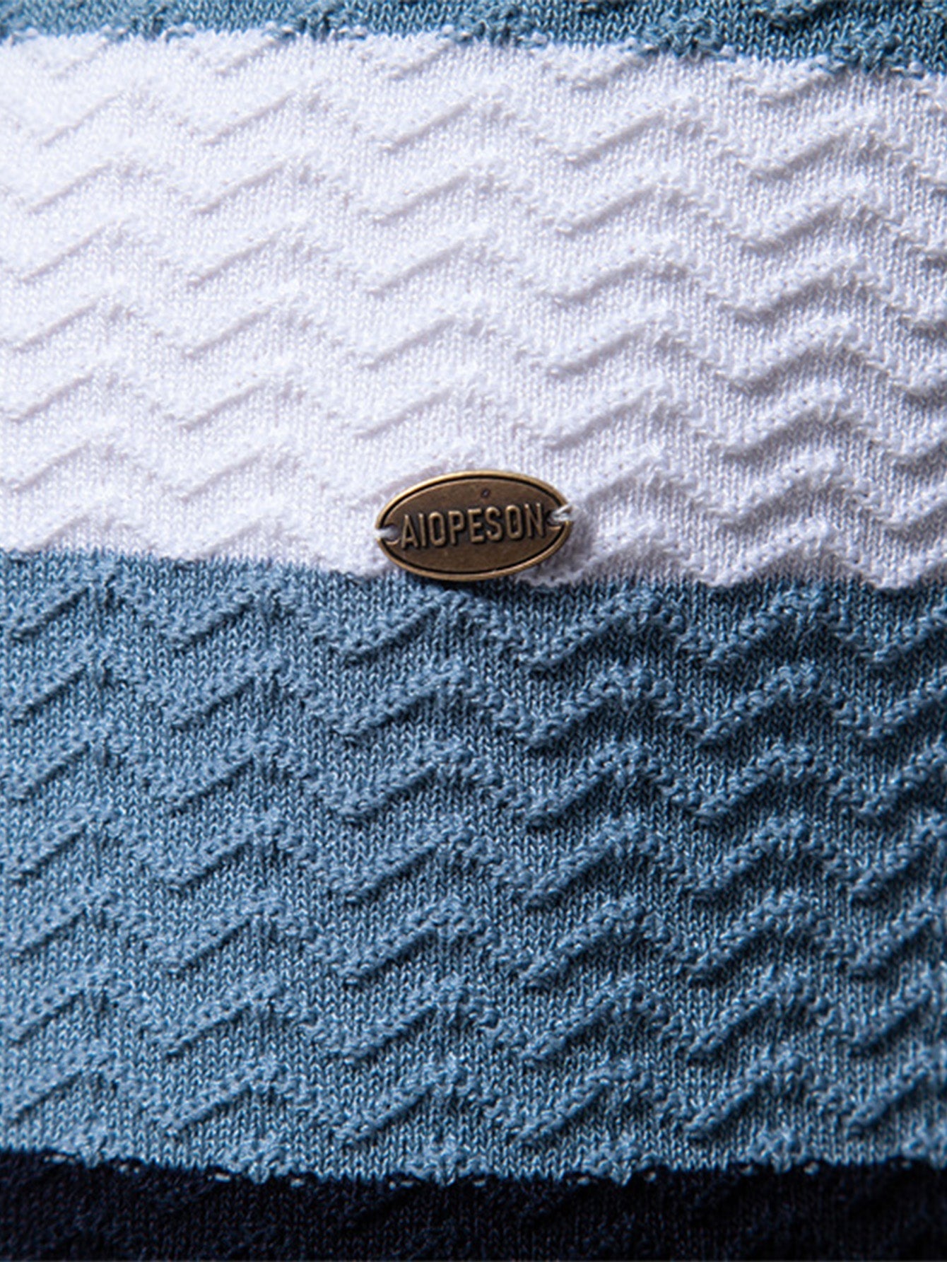 Polo Texturizado Jaguar - Estilo Zip