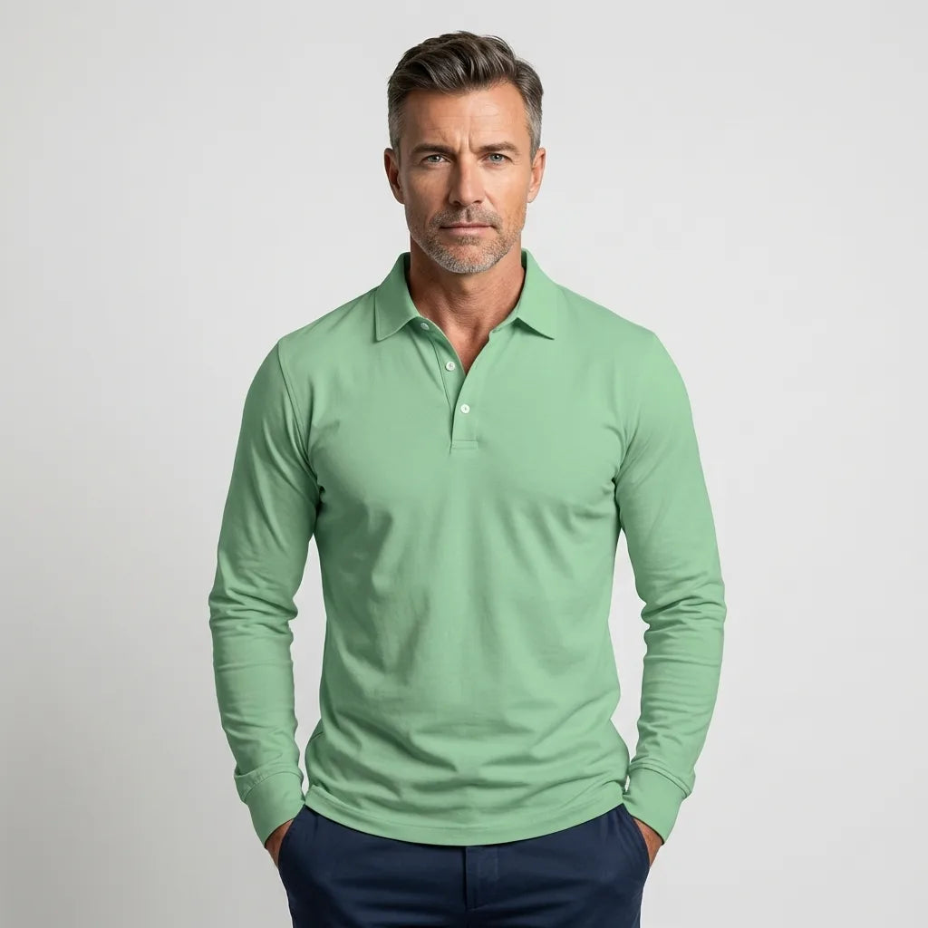 Guillermo™ | Polo Casual de Manga Larga