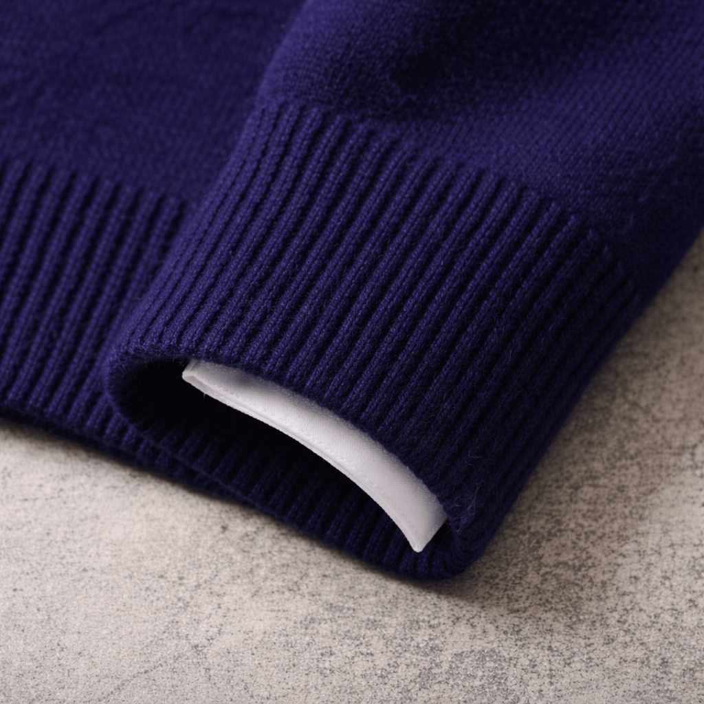 Men's crew-neck knit sweater