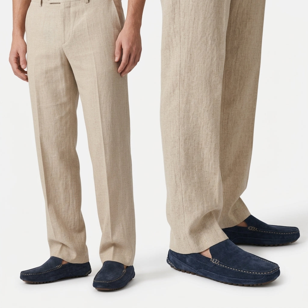 Mocasines Náuticos de Ante - Business Casual Hombre