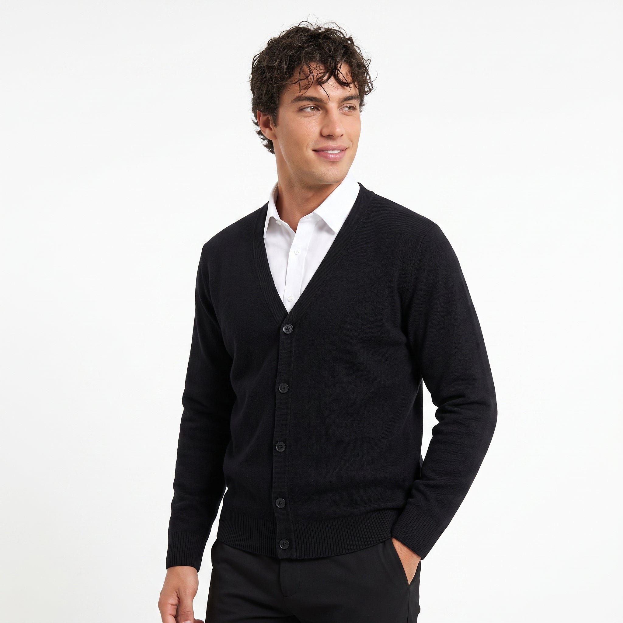 Cárdigan De Punto Para Hombre