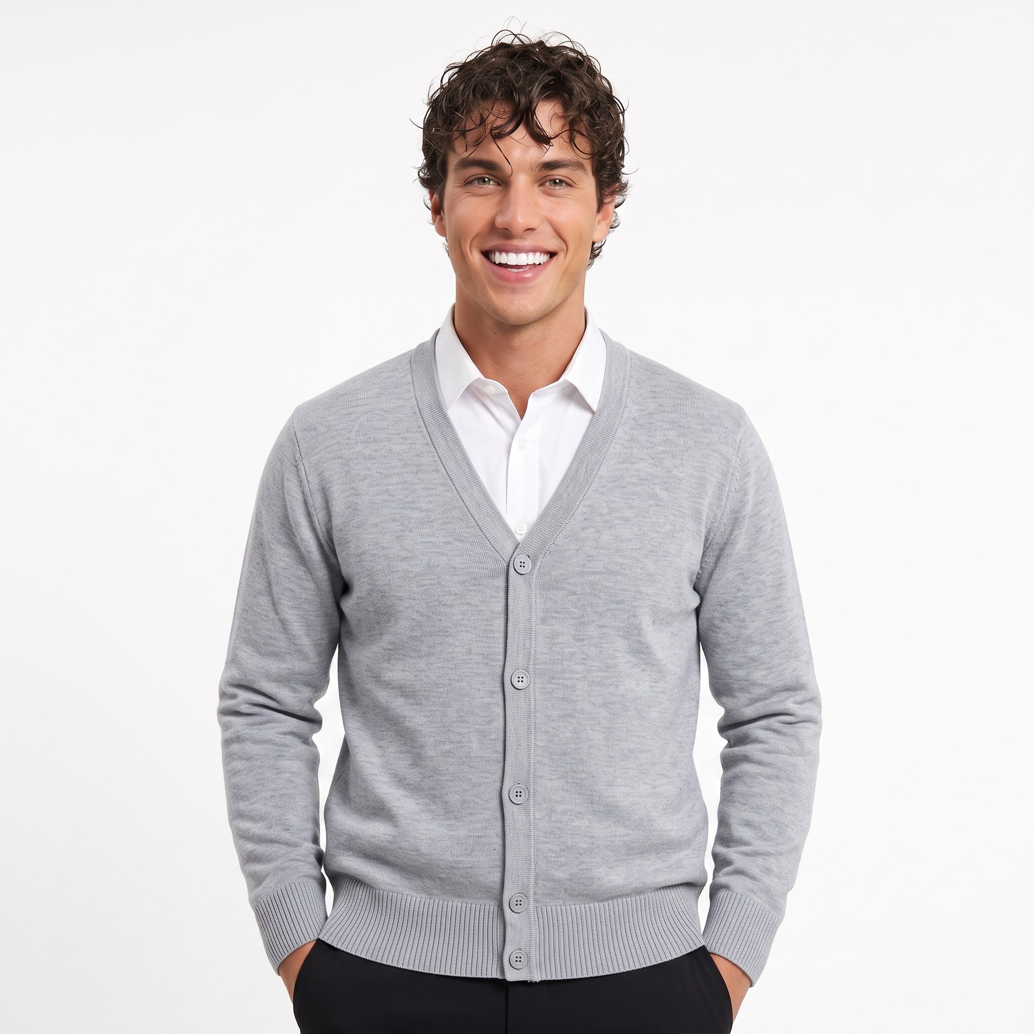 Cárdigan De Punto Para Hombre
