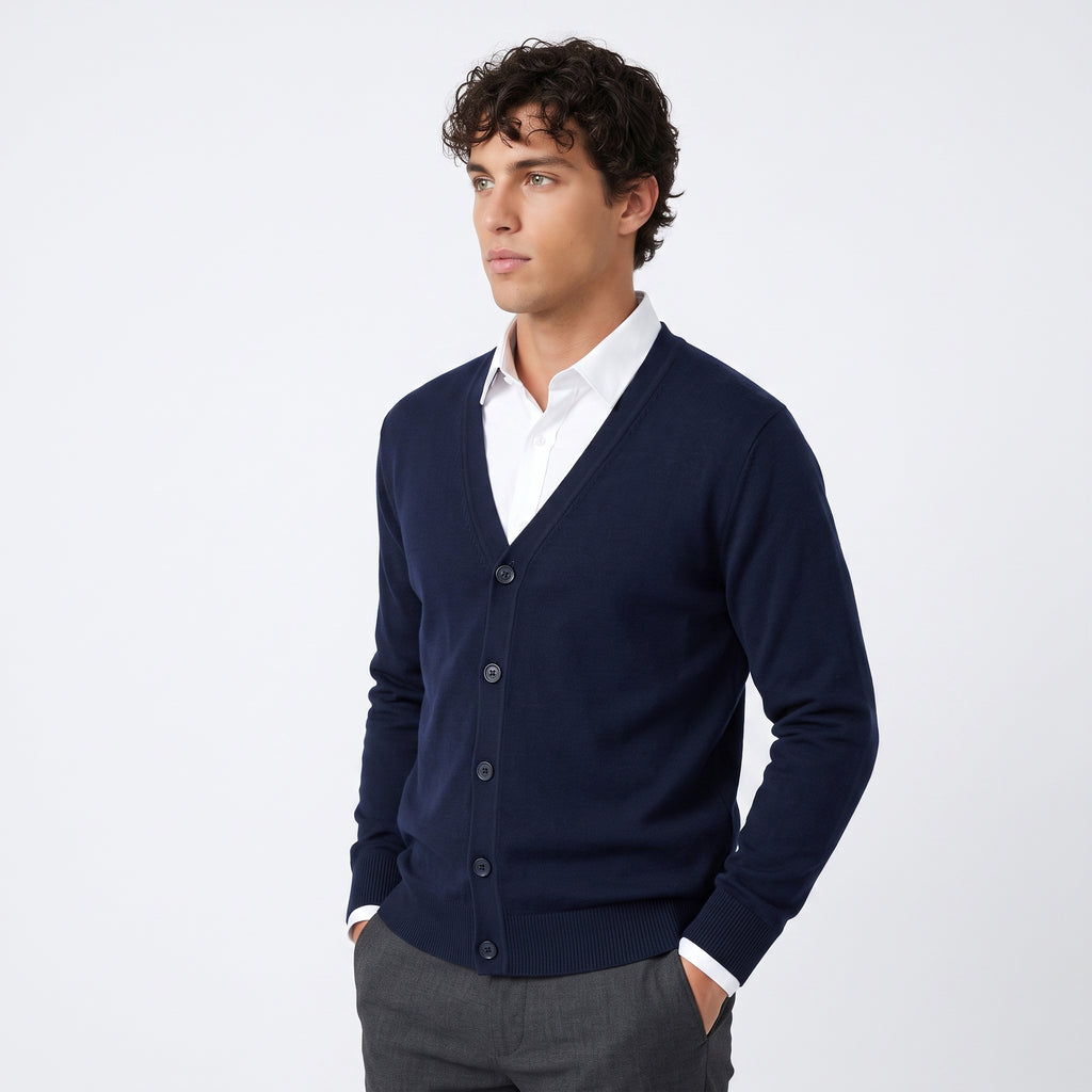 Cárdigan De Punto Para Hombre