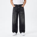 Retro-Style Wide-Leg Jeans