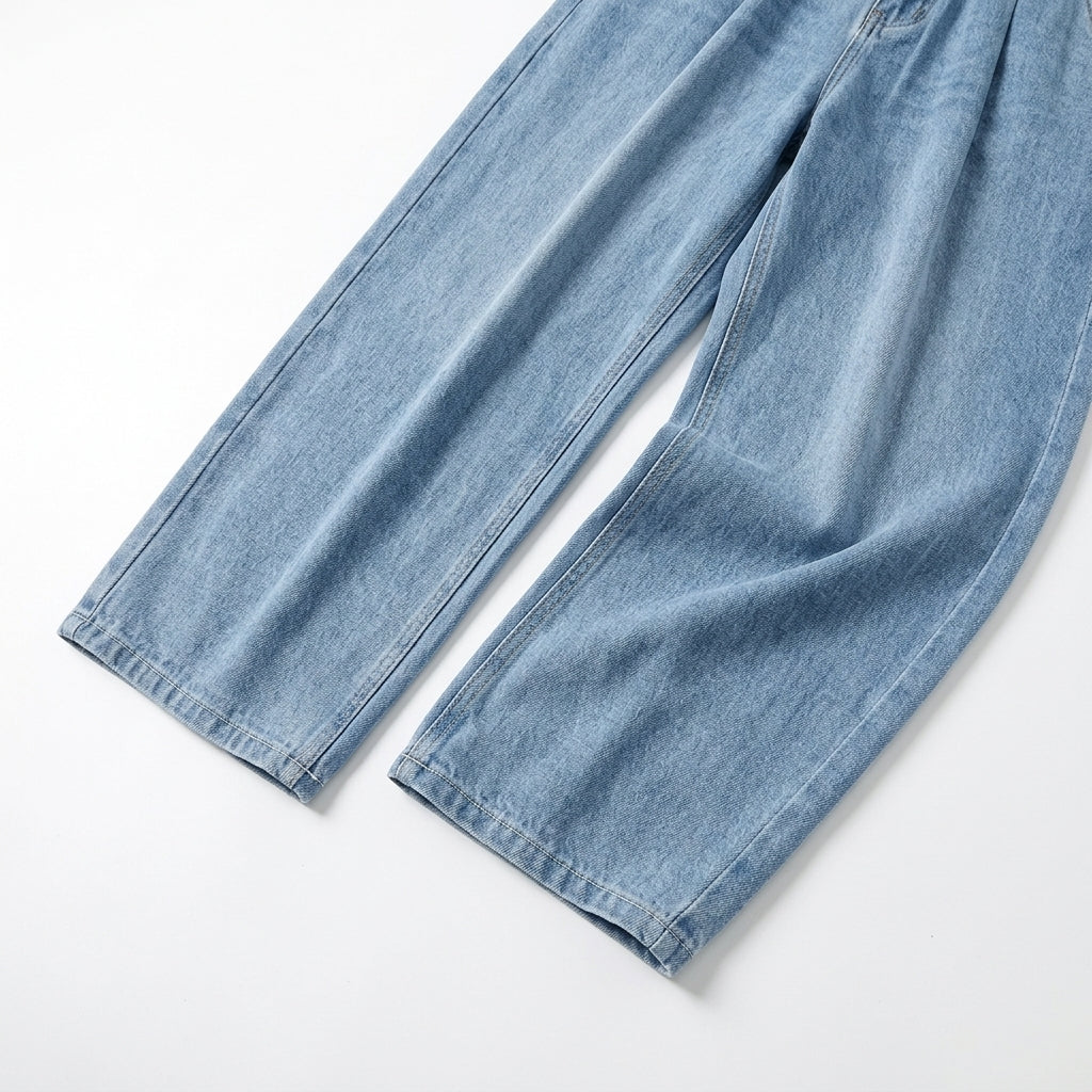 Jeans Hombre Rectos Pierna Ancha