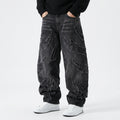 Y2K Punk-Style Wide-Leg Jeans