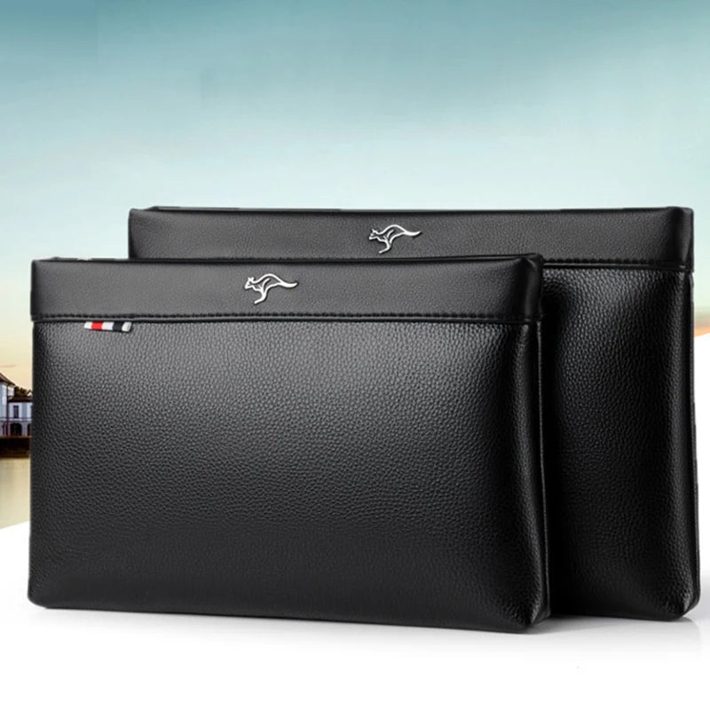 Bolso de Mano Hombre "Milano" – Cuero, Look Elegante