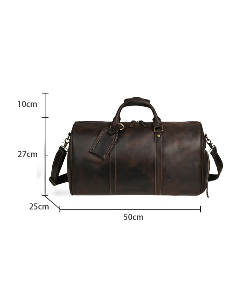 Bolso Weekend Argento Piel Vacuno Resistente
