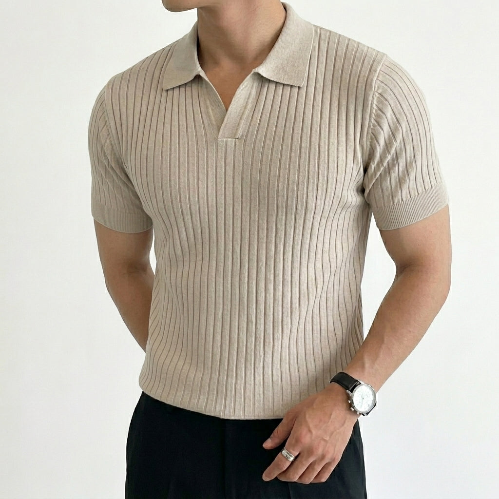 Polo Premium de Textura Estructurada