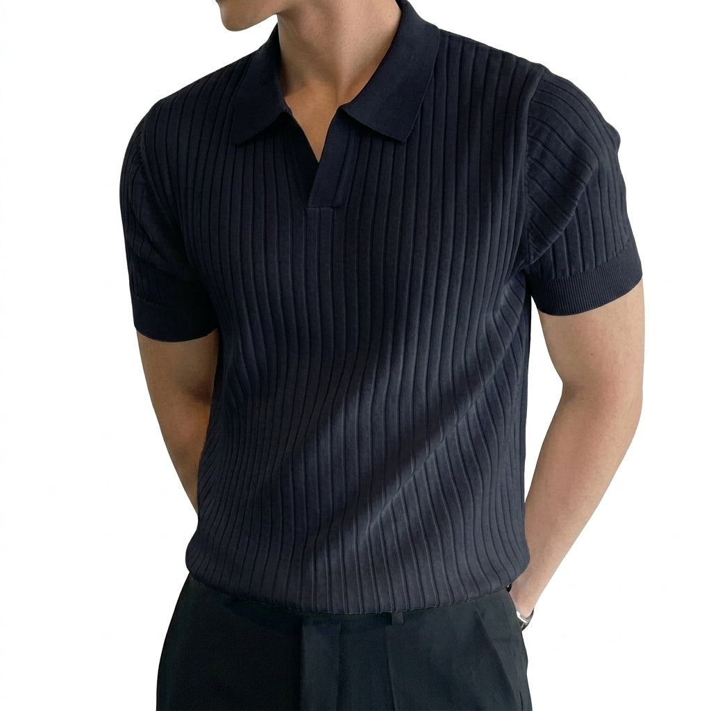 Polo Premium de Textura Estructurada