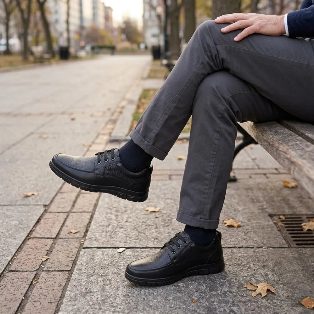 Estoril Casual Shoes – Comfort and Waterproof Leather