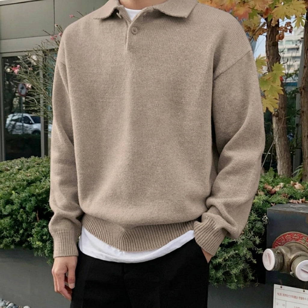Jersey "Seoul" – Cuello Solapa, Corte Suelto Vintage