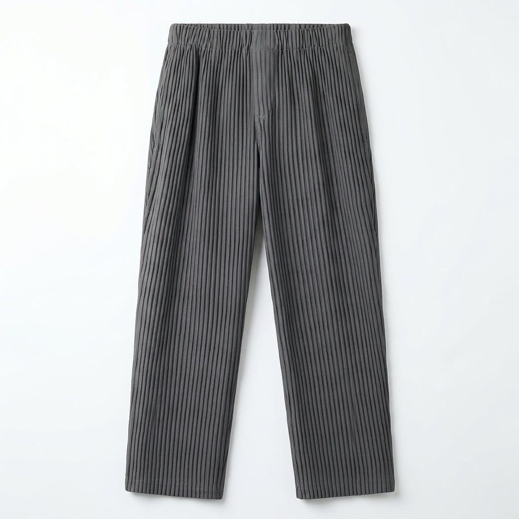Pantalón Argento Plisado Business Casual Hombre