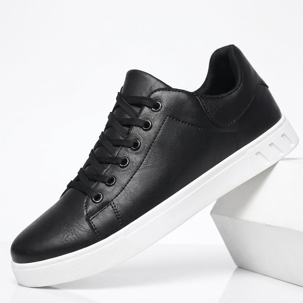 Zapos elegantes de Cuero Suela Blanca - Casual Hombre