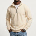Sudadera "Half Zip" – Media Cremallera, Cuello Alto Casual