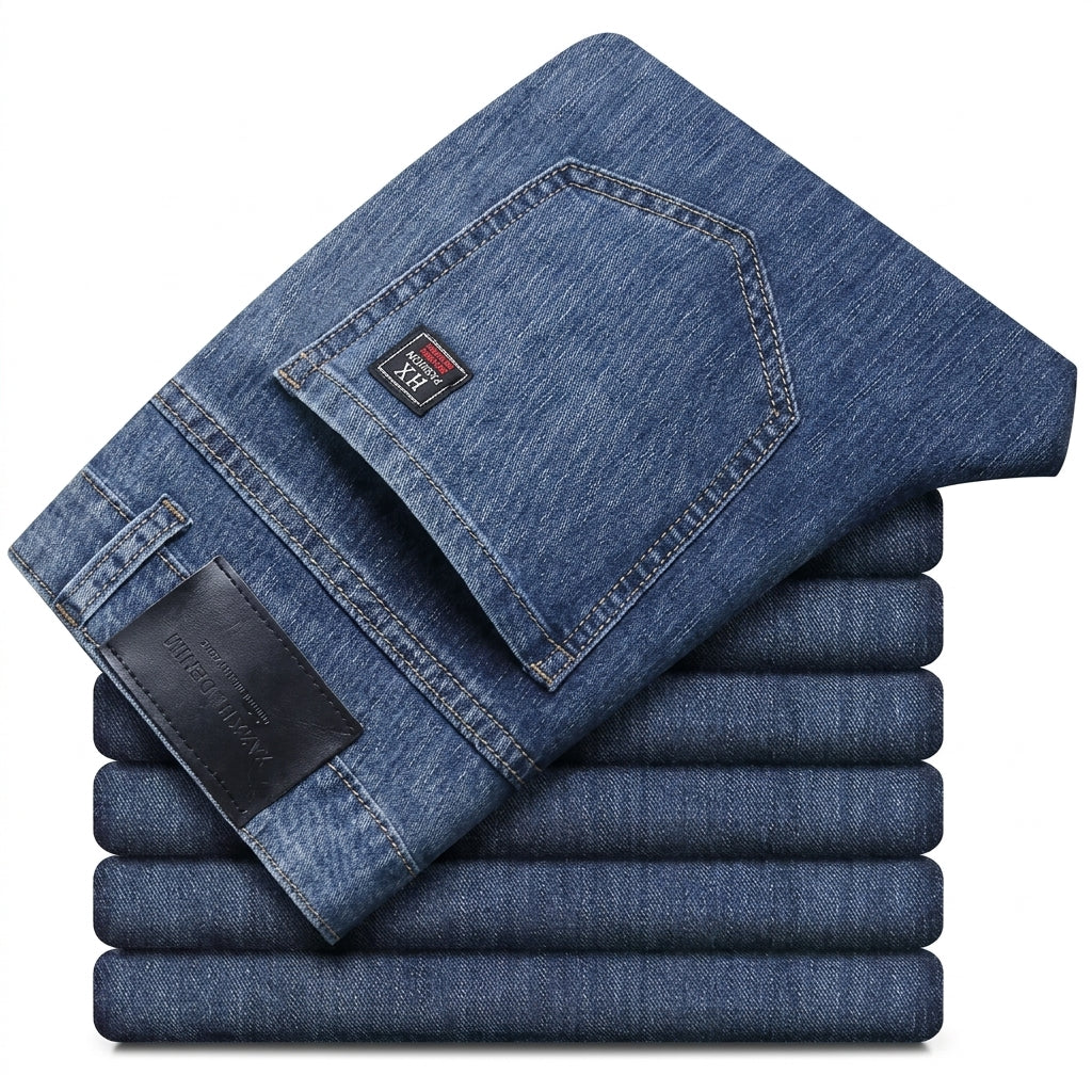 Vaquero de Algodón Recto Estilo casual y Business para Hombre