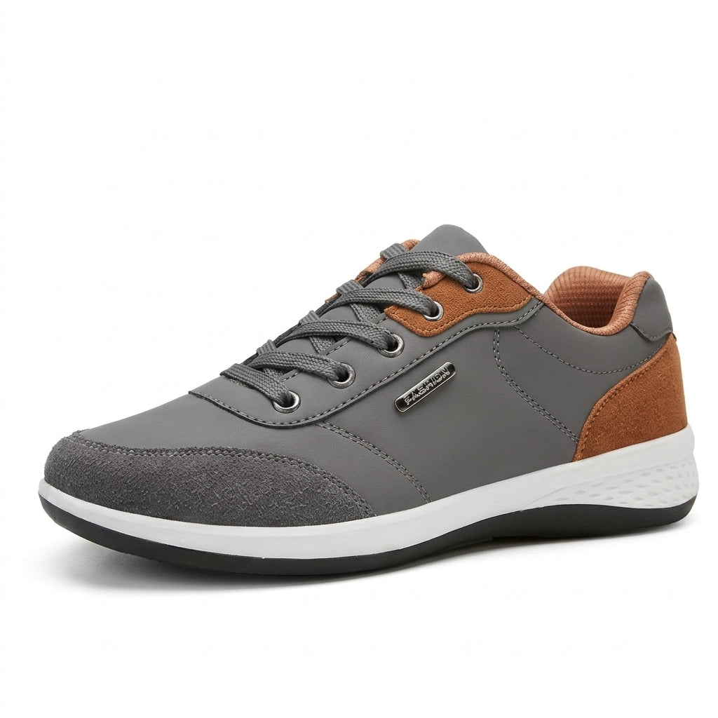 Zapatillas Deportivas Cuero PU para Caminar - Hombre