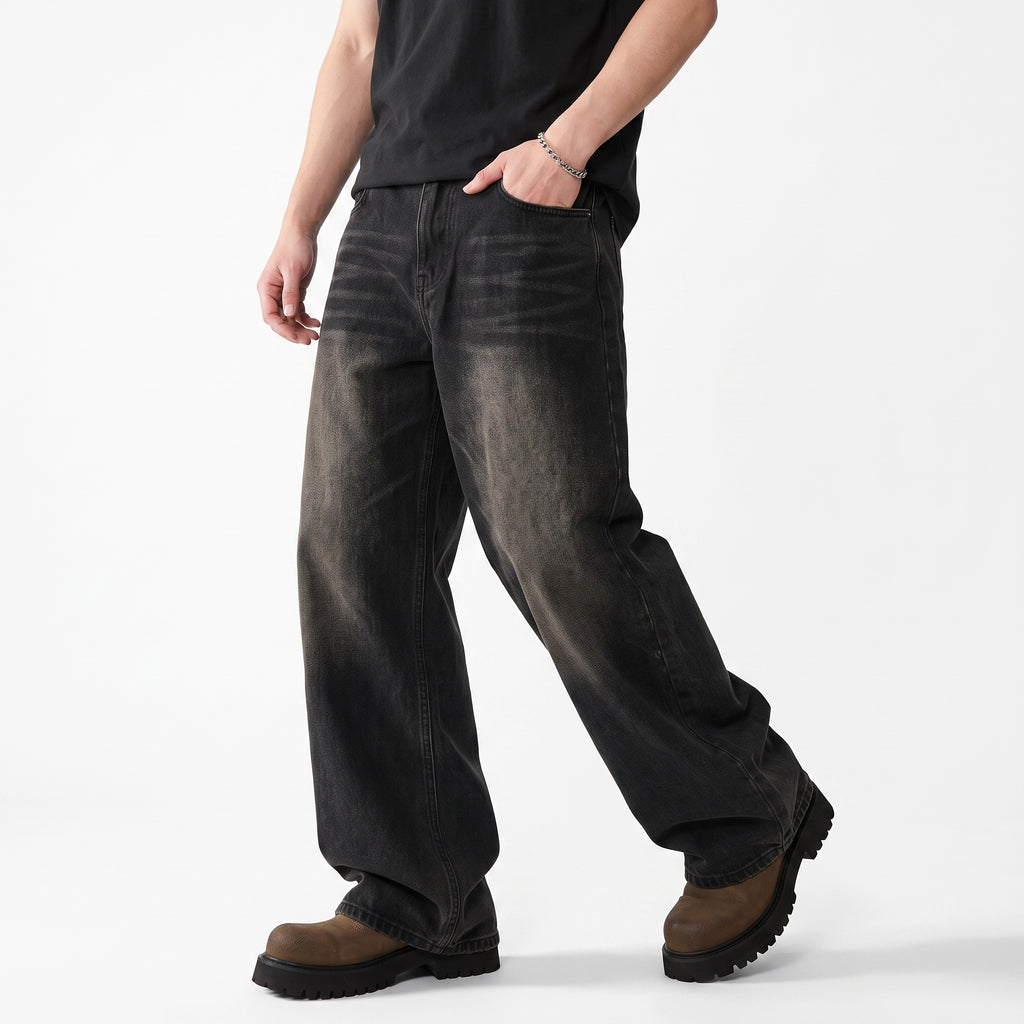 Jeans Hombre Anchos Estilo Urbano