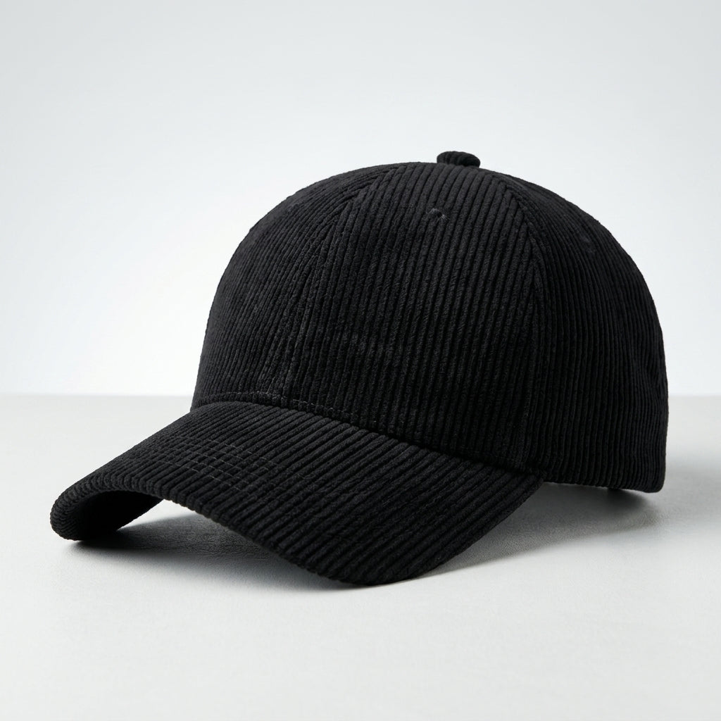 Gorra Duckbill de Pana Color Sólido para Hombre