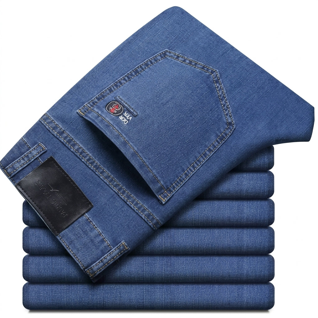 Vaquero de Algodón Recto Estilo casual y Business para Hombre
