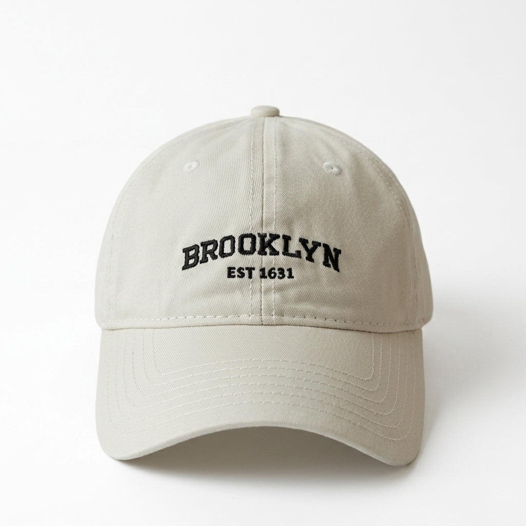 Gorra Brooklyn Bordada de Algodón